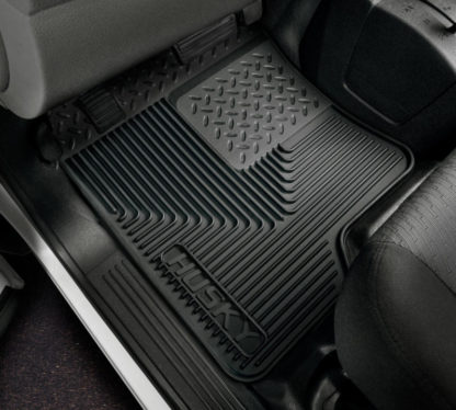 Husky Liners 07-12 GM Silverado/Sierra/Tahoe/Yukon/Escalade Heavy Duty Black Front Floor Mats - Image 6