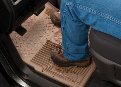 Husky Liners 07-12 GM Silverado/Sierra/Tahoe/Yukon/Escalade Heavy Duty Black Front Floor Mats - Image 5