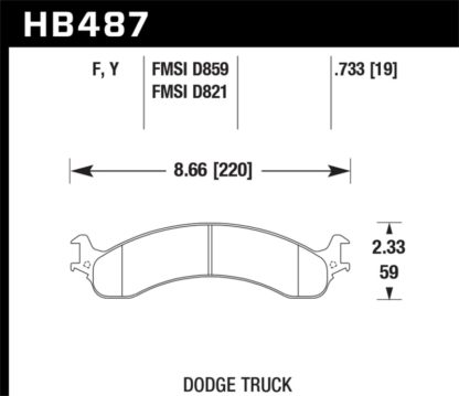 Hawk LTS Street Brake Pads - Image 2