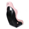 NRG FRP Bucket Seat Prisma Edition w/ Pearlized Back and Pink Alcantara (Medium) - Image 4