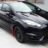 Rally Armor 13+ Ford Fiesta ST Black Mud Flap w/ White Logo - Image 6