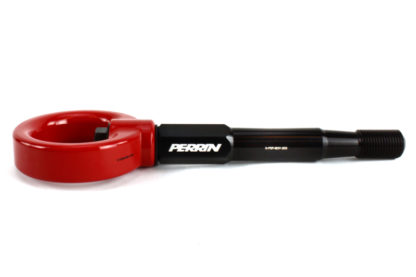 Perrin 15-17 Subaru WRX/STI Tow Hook Kit (Front) - Red - Image 2