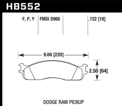 Hawk LTS Street Brake Pads - Image 2