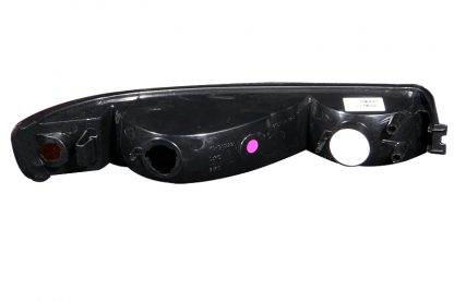 ANZO 1999-2006 Gmc Sierra 1500 Euro Parking Lights Black w/ Amber Reflector - Image 2