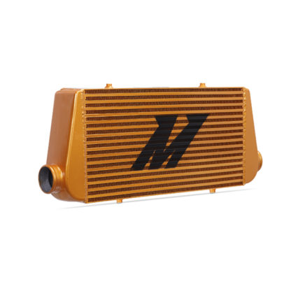 Mishimoto Universal Gold R Line Intercooler Overall Size: 31x12x4 Core Size: 24x12x4 Inlet / Outlet - Image 3