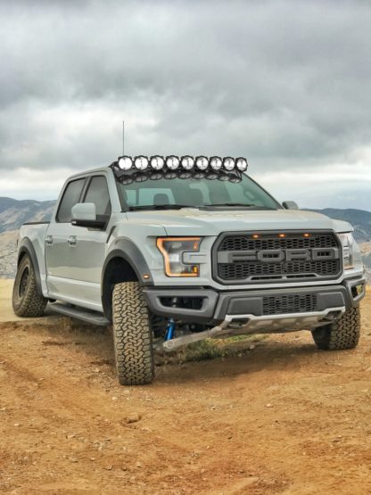 KC HiLiTES 17-18 Ford Raptor 57in. Pro6 Gravity LED 9-Light 180w Combo Beam Overhead Light Bar Sys - Image 2