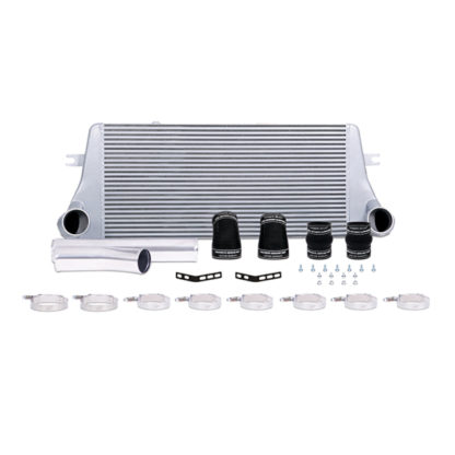 Mishimoto 94-02 Dodge Ram 2500 5.9L Cummins Intercooler Kit w/ Pipes (Silver) - Image 3