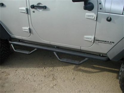 N-Fab Nerf Step 07-17 Jeep Wrangler JK 4 Door All - Tex. Black - W2W - 3in - Image 4