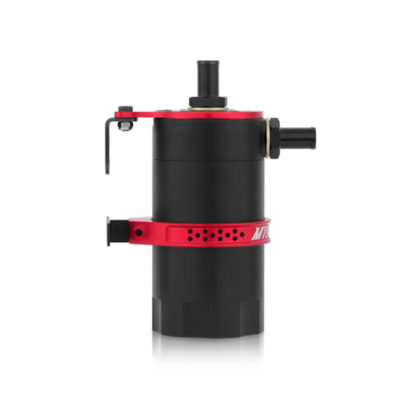 Mishimoto Universal Baffled Oil Catch Can - Red - Image 5