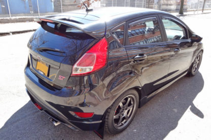 Rally Armor 13+ Ford Fiesta ST Red Mud Flap w/ White Logo - Image 8