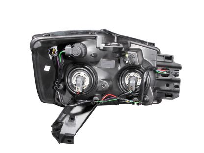 ANZO 2004-2007 Nissan Armada Crystal Headlights Black - Image 2