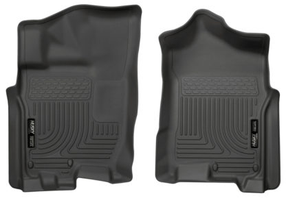 Husky Liners 2016 Nissan Titan XD Crew Cab WeatherBeater Front Row Black Floor Liners - Image 3