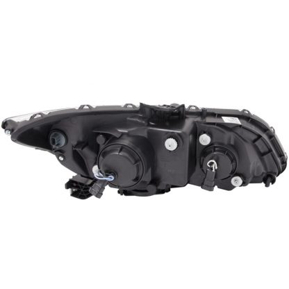 ANZO 2012-2015 Honda Civic Projector Headlights w/ U-Bar Black - Image 4