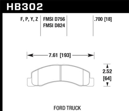 Hawk LTS Street Brake Pads - Image 4