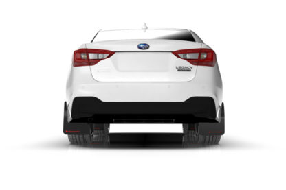 Rally Armor 20+ Subaru Legacy UR Black Mud Flap w/ Silver Logo - Image 4