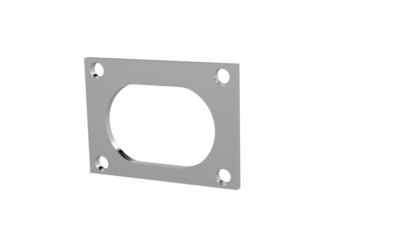 QTP Low Profile Weld-On QTEC Low Profile 4 Bolt Flange