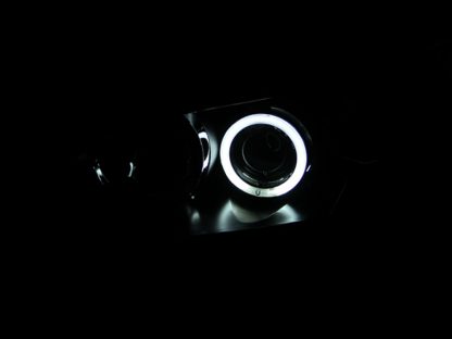 ANZO 2004-2008 Mazda 3 Projector Headlights w/ Halo Black (CCFL) - Image 2