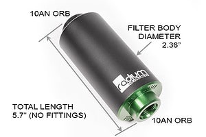 Radium fuel filter