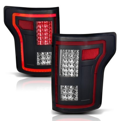 ANZO 15-17 Ford F-150 LED Taillights Black w/ Sequential - Image 3