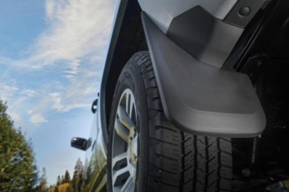 Husky Liners 2016 Toyota Tacoma w/ OE Fender Flares Custom Molded Front Mud Guards - Black - Image 6