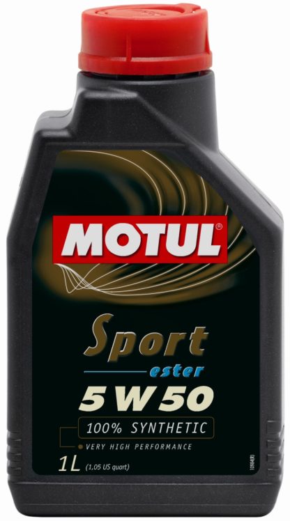 Motul 1L Synthetic Engine Oil Sport 5W50 12X1L API SM/CF