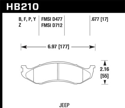 Hawk LTS Street Brake Pads - Image 4