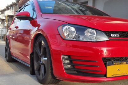 Rally Armor 2015+ VW Golf/GTI/TSI UR Black Mud Flap w/ Red Logo - Image 4