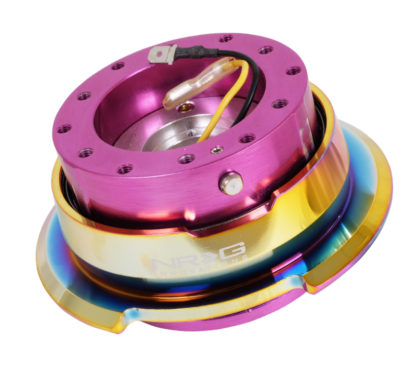 NRG Quick Release Gen 2.8 - Purple Body / Neochrome Ring - Image 2