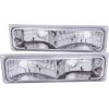 ANZO 1988-1998 Chevrolet C1500 Euro Parking Lights Chrome - Image 2