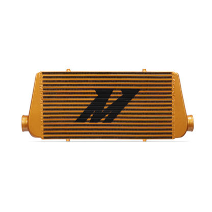 Mishimoto Universal Gold R Line Intercooler Overall Size: 31x12x4 Core Size: 24x12x4 Inlet / Outlet - Image 6