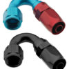 Fragola -10AN x 150 Degree Pro-Flow Hose End - Black - Image 2