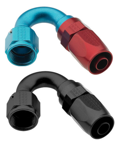 Fragola -10AN x 150 Degree Pro-Flow Hose End - Black - Image 2