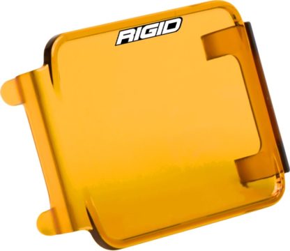 Rigid Industries Protective Polycarbonate Cover - Dually/D2 - Amber - Image 2