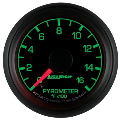 Autometer Factory Match Ford 52.4mm Full Sweep Electronic 0-1600 Deg F EGT/Pyrometer Gauge - Image 4