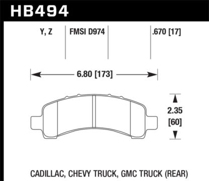 Hawk LTS Street Brake Pads - Image 3