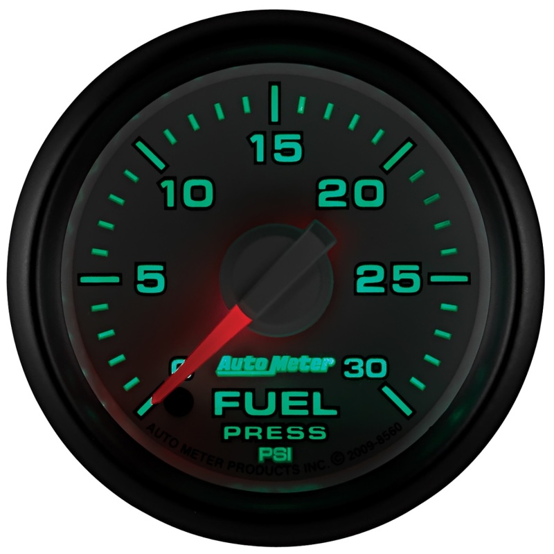 Autometer Factory Match 52.4mm Full Sweep Electronic 0-30 PSI Fuel Pressure Gauge - Image 3