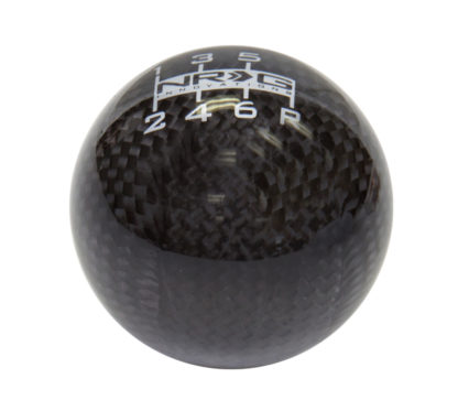 NRG Ball Style Shift Knob - Heavy Weight 480G / 1.1Lbs. - Black Carbon Fiber (6 Speed) - Image 2