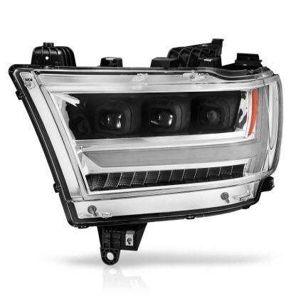 ANZO 19-20 Dodge Ram 1500 Tradesman LED Projector Headlights Plank Style w/Sequential Black (Driver) - Image 8