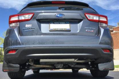 Rally Armor 2017+ Subaru Impreza UR Black Mud Flap w/ Red Logo - Image 2