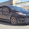 Rally Armor 13+ Ford Fiesta ST Black Mud Flap w/ White Logo - Image 9