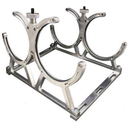 Nitrous Express Billet Bracket for Dual 10 Or 15lb N2O Bottle Incl Floor Mounts - Image 2