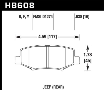 Hawk LTS Street Brake Pads - Image 4