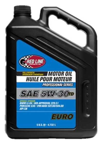 Red Line Professional Series Euro 5W30 TD Motor Oil - Quart - Image 2