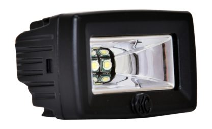 KC HiLiTES C-Series 2in. C2 LED Light 20w Area Flood Beam (Pair Pack System) - Black - Image 5