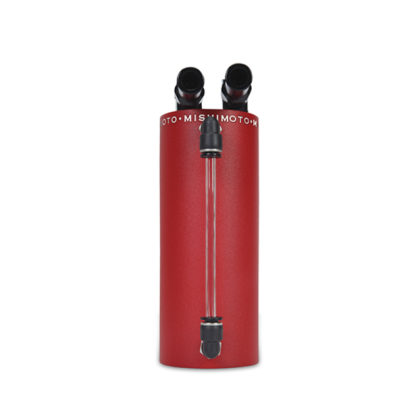 Mishimoto Small Aluminum Oil Catch Can - Wrinkle Red - Image 4