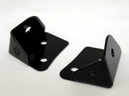 KC HiLiTES 07-18 Jeep JK A-Pillar Windshield Light Mount Bracket Set (Pair) - Black - Image 2