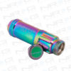 NRG 700 Series M12 X 1.25 Steel Lug Nut w/Dust Cap Cover Set 21 Pc w/Locks & Lock Socket - Neochrome - Image 7