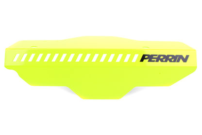 Perrin Subaru Neon Yellow Pulley Cover - Image 3