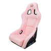 NRG FRP Bucket Seat Prisma Edition w/ Pearlized Back and Pink Alcantara (Medium) - Image 8