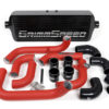 GrimmSpeed 2008-2014 Subaru WRX Front Mount Intercooler Kit Black Core / Red Pipe